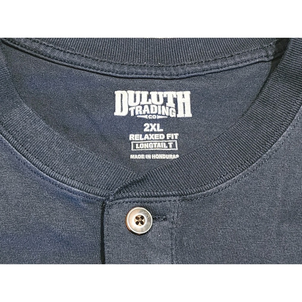 Duluth Trading Co Men's Heavy Duty Short, Size 2XL, Dark Navy Blue, Pullover... - Picture 2 of 4